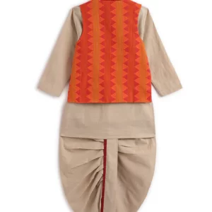 Reversible Razzle 3 Pc Dhoti Set