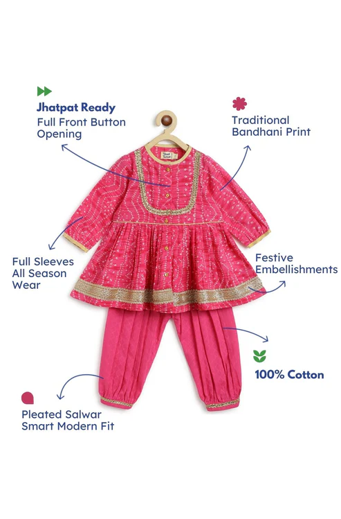 Baby Bandhani Twirl - Yellow - Image 11