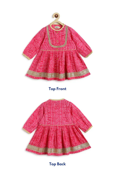 Baby Bandhani Twirl - Yellow - Image 12