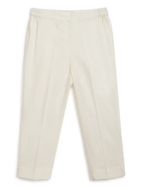 Ganesh Blessing Kurta Pyjama Set - White - Image 6